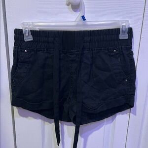 2B Bebe Black High Waist Shorts